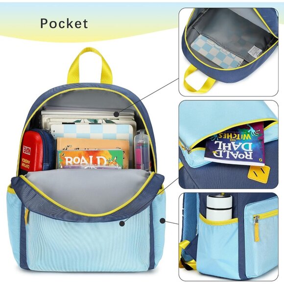 Kids Backpack for Girls and Boys School Bookbag for Little Kids Durable & Cute - Picture 4 of 6